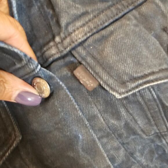 Levi's Women's Indigo Blue Denim Vest Size Small - Picture 6 of 9